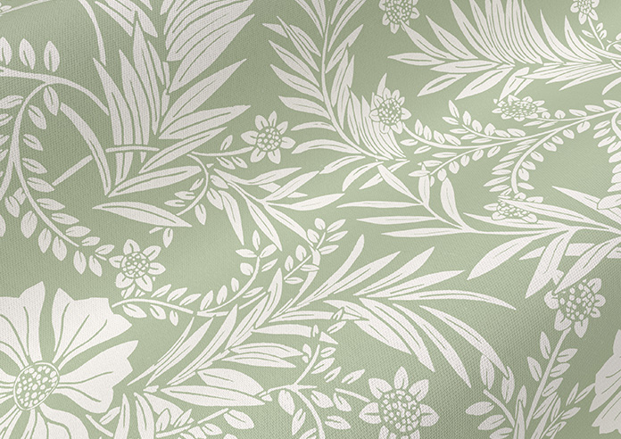 Cadogan, Vintage Green - Roman Blind - Image 4